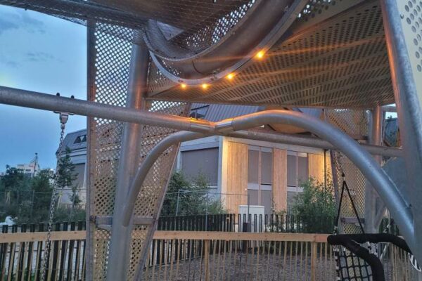 Réalisation Lyon LED PUCK DOME